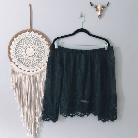 Arizona Jean Company Tops - •NWT off the shoulder lace top•
